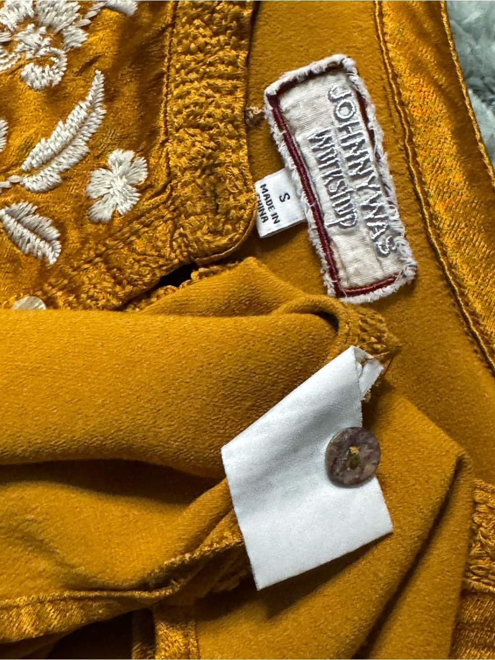 JOHNNY WAS Roma Victorian Prairie Blouse in Topaz Small EUC 171 - Picture 9 of 16
